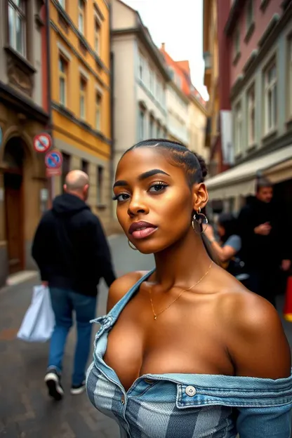 Czech Streets 152: Quickie with Busty Black Girl