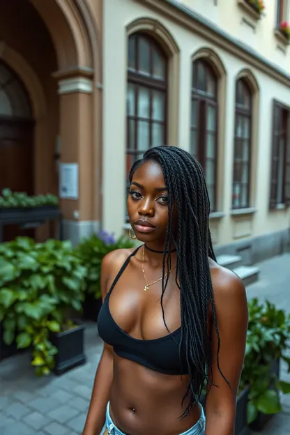 Czech Streets 152: Quickie with Cute Busty Black Girl