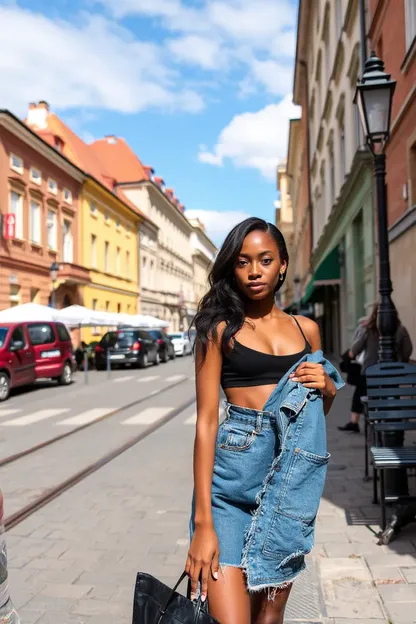 Czech Streets 152: Quickie with a Busty Black Girl