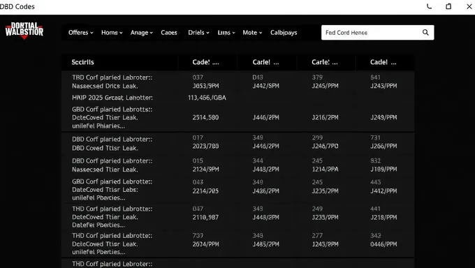 DBD Codes July 2025: Bug Fixes and Balance Changes