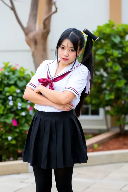 DIY School Girl Costume for Halloween Fun