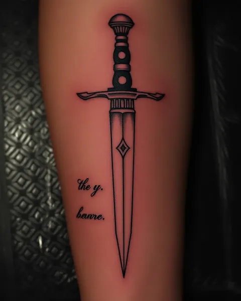 Dagger Tattoo Meaning: A Symbol of Loyalty and Devotion