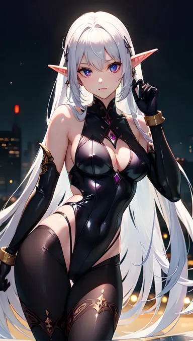 Dark Elf Hentai Artwork Exposes Forbidden Passion