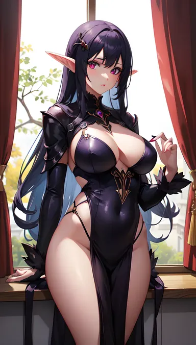 Dark Elf Hentai Story Unfolds with Seductive Intrigue