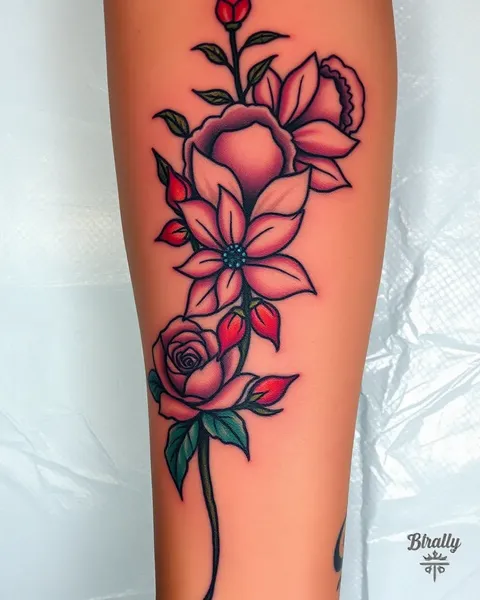 Dark Skin Tattoo with Colorful Artwork Options