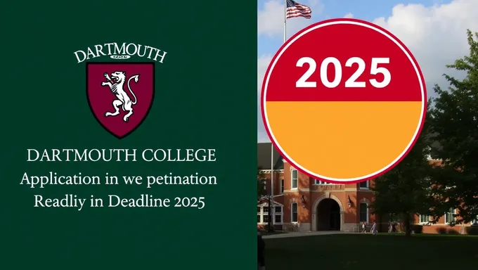 Dartmouth College 2025-2026 Application Deadline Nears