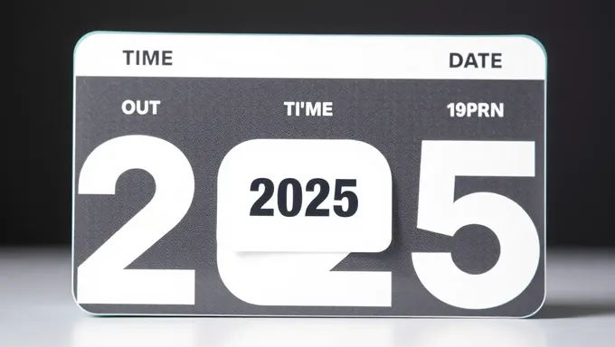 Date and Time Medication Calendar for 2025