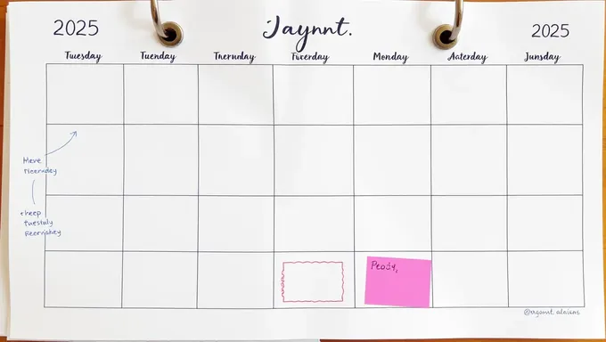 Day Planner 2025: A Yearly Organizer for Success