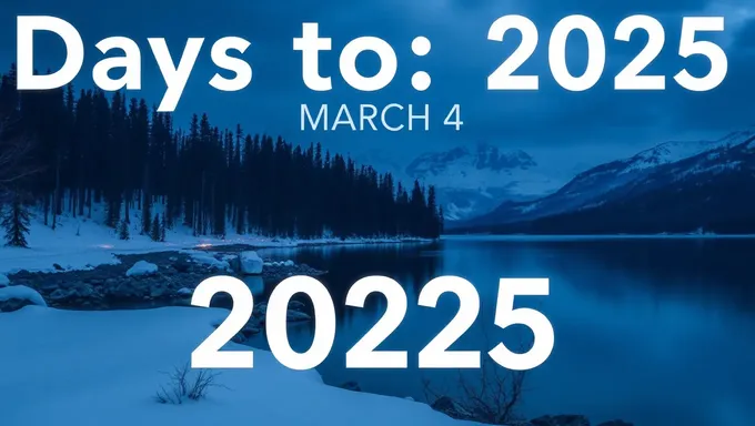 Days Left Before March 4, 2025