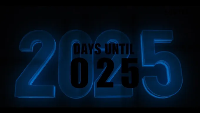 Days Until 2025 Mark Important Milestones