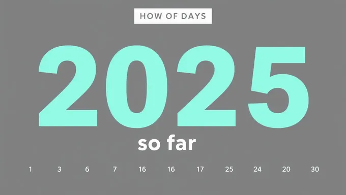 Days in 2025 So Far: Counting Progress