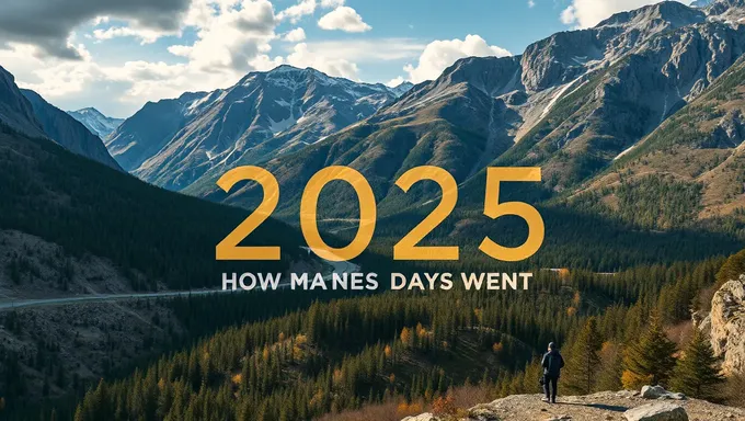 Days in 2025: How Many Days Have Passed By