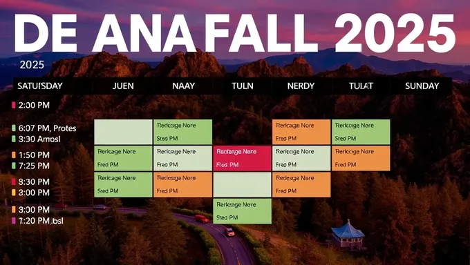 De Anza Fall 2025 Class Schedule Released