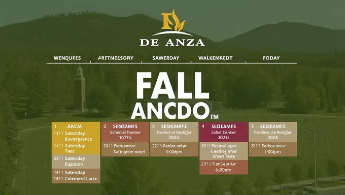 De Anza Fall 2025 Student Schedule Released