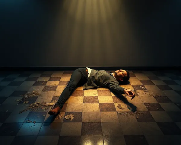 Dead Man's Corpse on PNG Floor