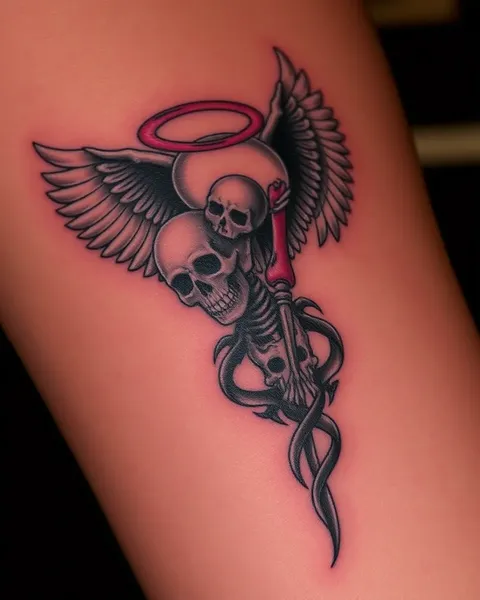 Death and Angel Tattoo Cultural Significance