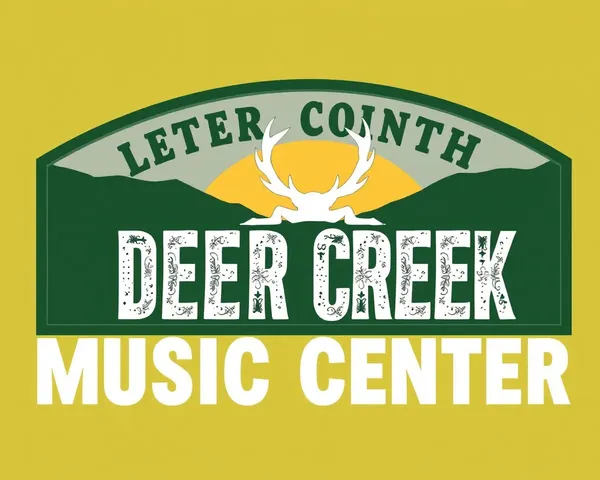 Deer Creek Music Center PNG Logo Image