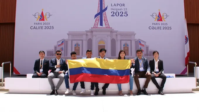 Delegación Colombia Arrives in Paris 2025