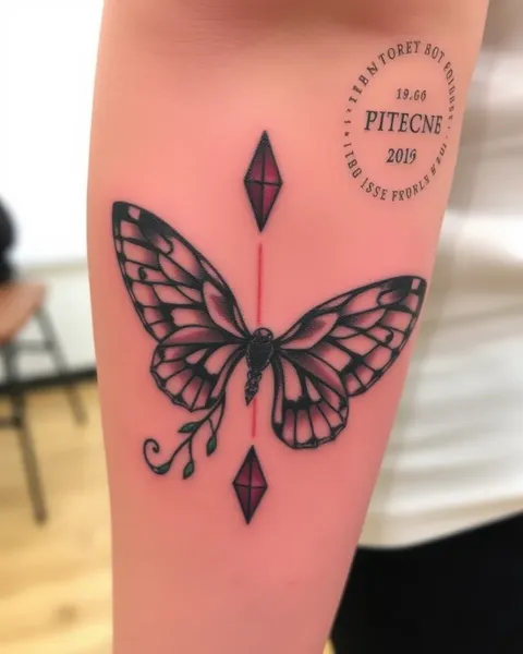 Delicate 3 Inch Tattoo for Elegant Body Adornment