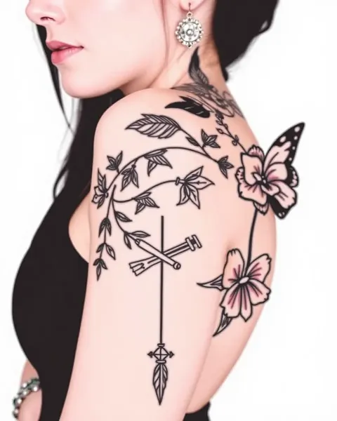 Delicate Women's Tattoo Designs for Whimsical Touch