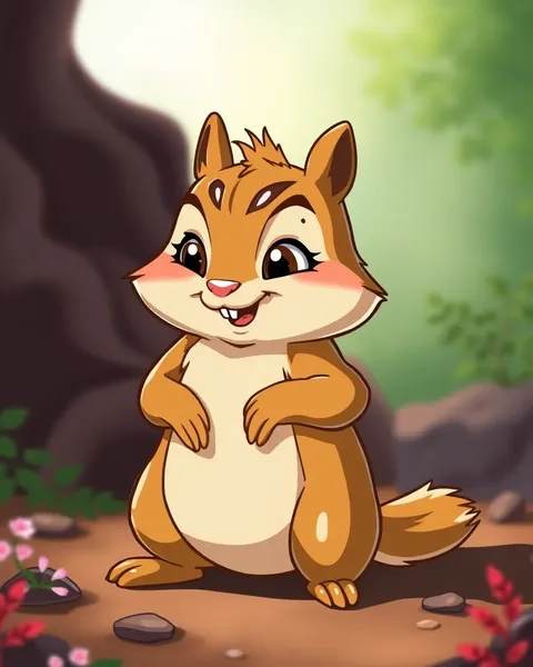 Delightful Chipmunk Cartoon Pictures Whimsical Adventures