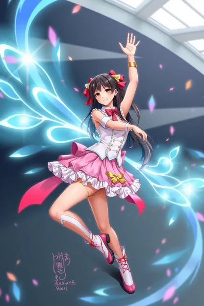 Delightful Magical Girl Poses Exposed