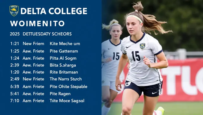 Delta College Women's Soccer 2025 Schedule Now Available