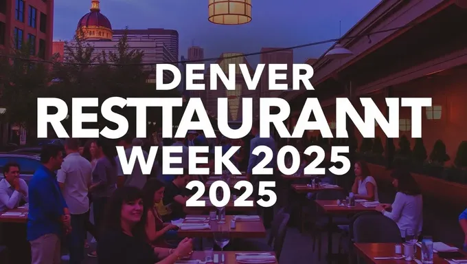 Denver Restaurant Week 2025: A Food Lover's Paradise