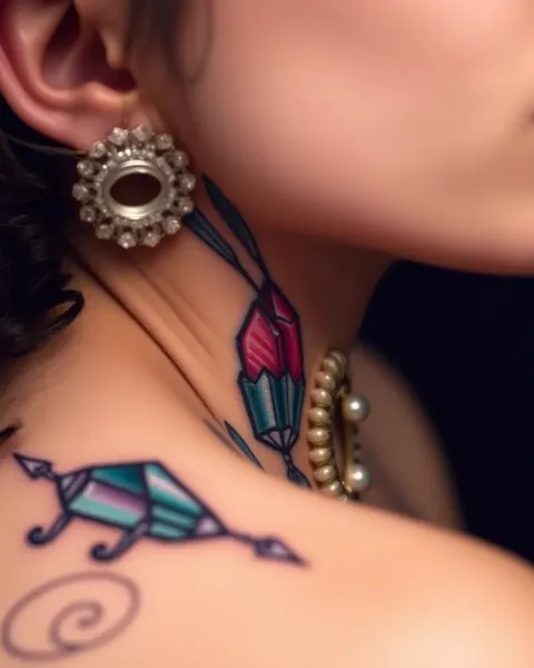 Designs and Styles of Crystal Tattoos