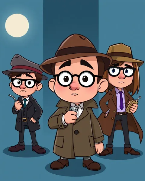 Detective Cartoon Images: Animated Whodunits Unravel