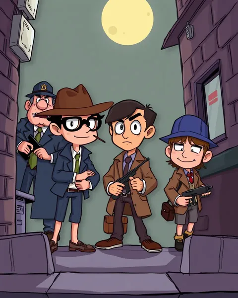 Detective Cartoon Images: Cartoon Detective Stories