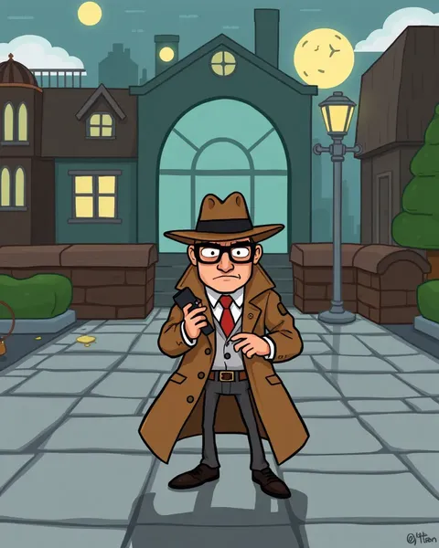 Detective Cartoon Images: Whodunits in Animated Format