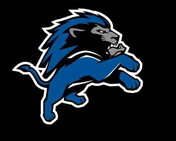 Detroit Lions Logo PNG: Professional Football Team Badge