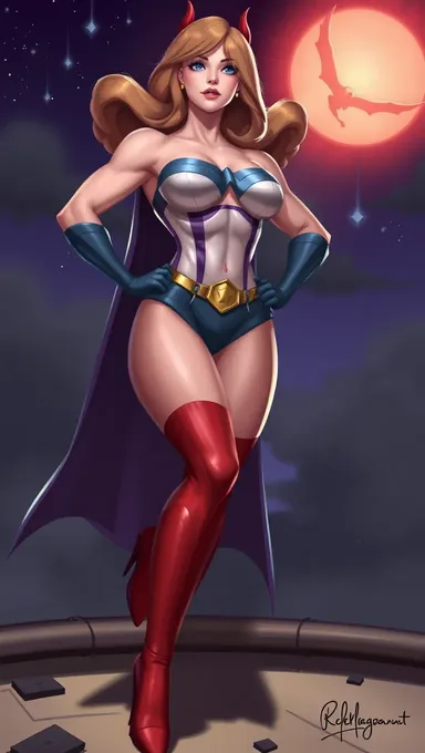 DeviantArt's Huge Boob Superheroine Collection