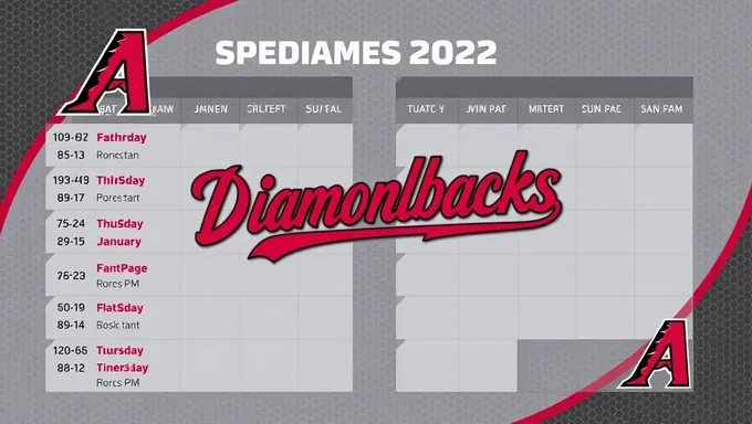 Diamondbacks 2025 Schedule Revealed with Key Dates