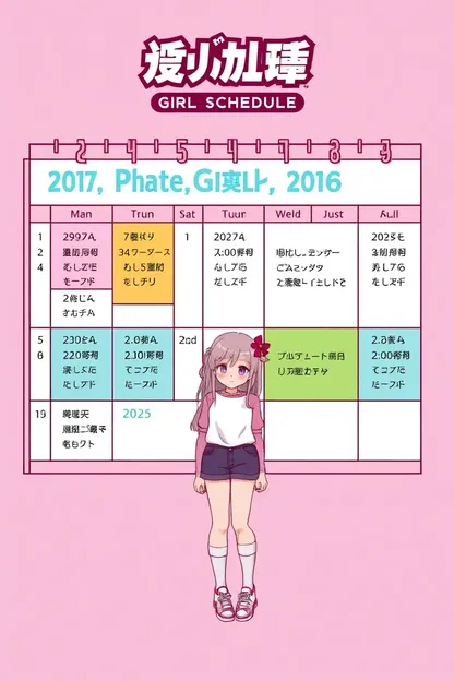 Digital Girl Schedule: Scheduling Digital Girl's Tasks