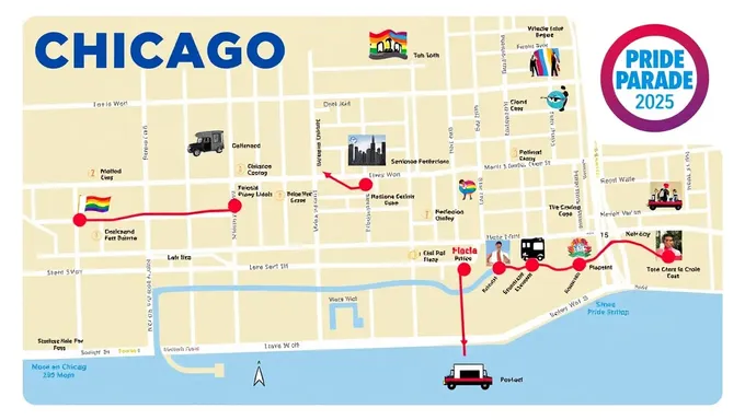 Discover Chicago Pride Parade 2025 Route Map