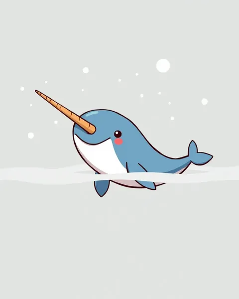 Discover the Charm of Cartoon Narwhal Pictures Online