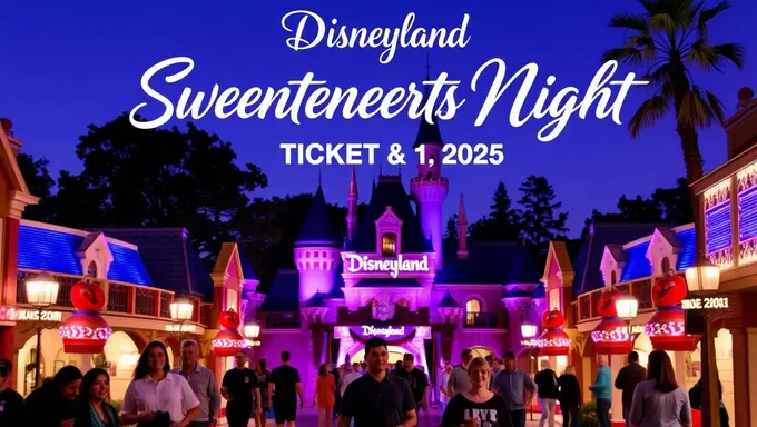 Disneyland Sweethearts Night 2025 Ticket Information