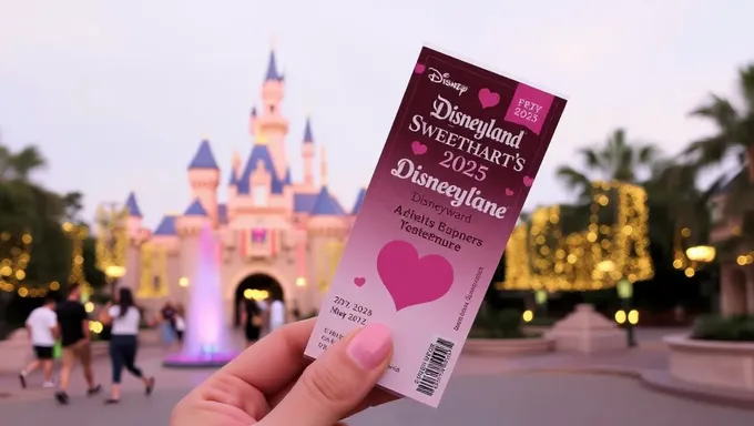 Disneyland Sweethearts Night 2025 Tickets Repetition