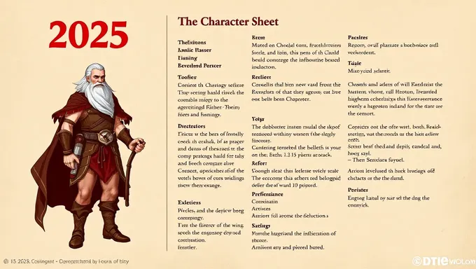 Dnd 2025 Character Sheet Example