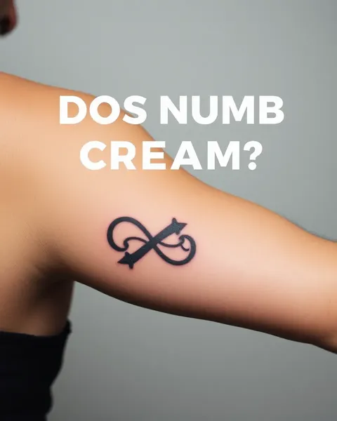 Does Numb Cream Work for Tattoo Removal