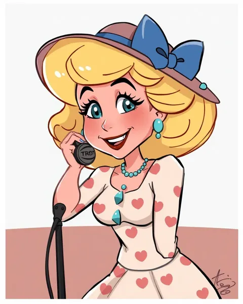 Dolly Parton Cartoon Image Download Available