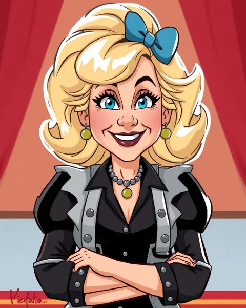 Dolly Parton Cartoon Image Search Engine