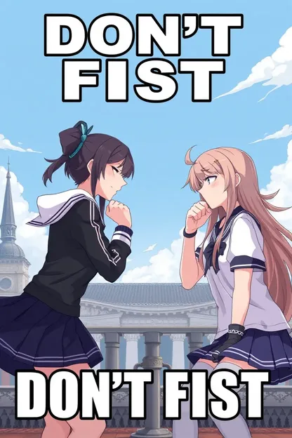 Don't Fist Android Girls Meme Repeated