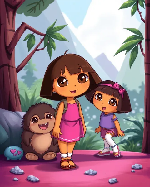 Dora Cartoon Images for Young Explorers