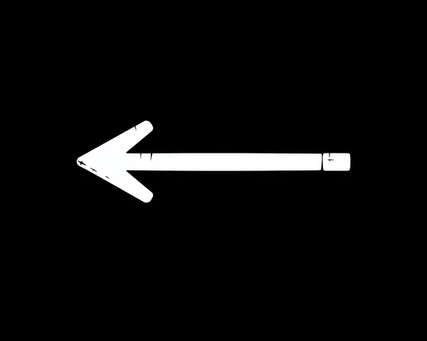 Double Arrow Line PNG Visual Element