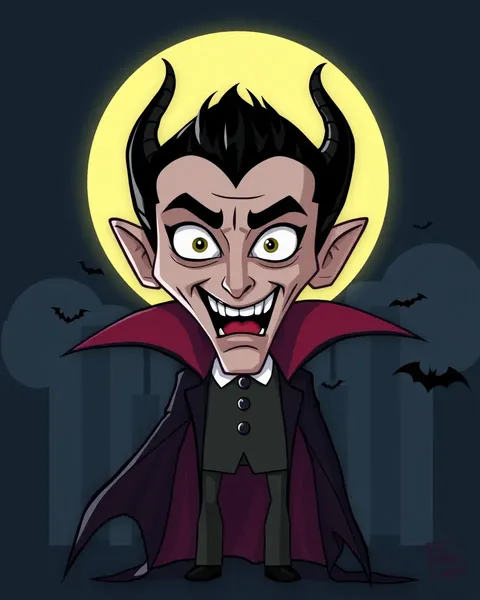 Dracula Cartoon Images for Animation Production