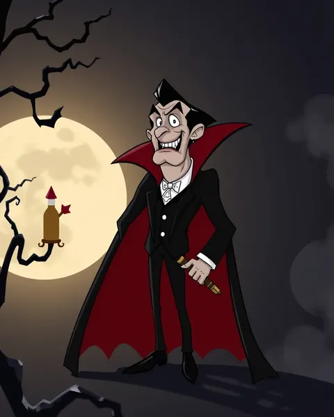 Dracula Cartoon Images for Animation Studios