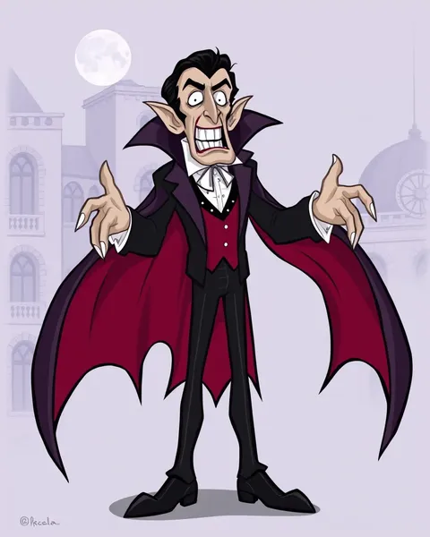 Dracula Cartoon Images in Animated Series